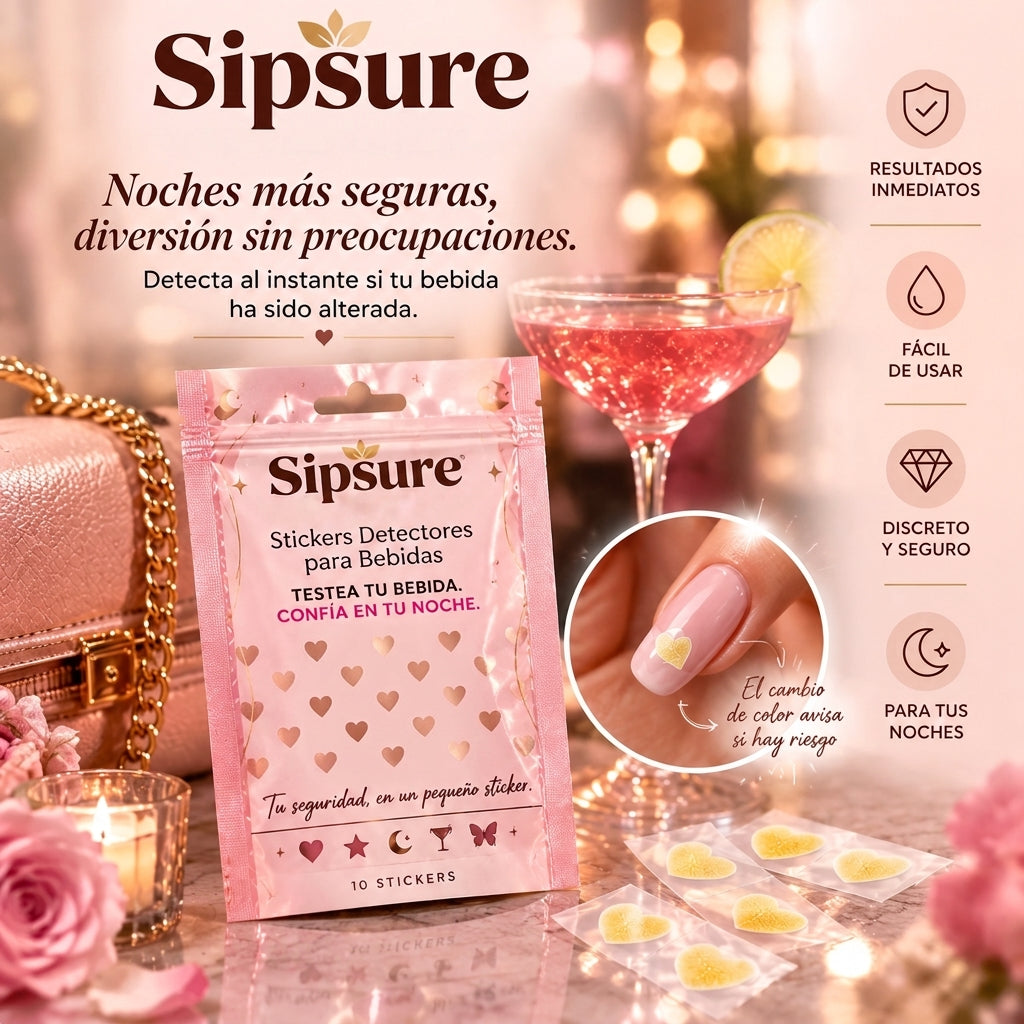 Sipsure™ Pegatinas Detectoras